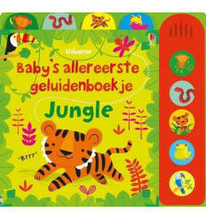 BABY'S ALLEREERSTE GELUIDENBOEKJE JUNGLE