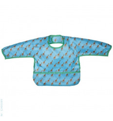 LONG SLEEVE BIB WILDLIFE GIRAFFE 12 - 24