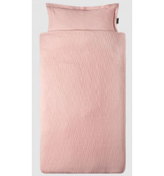 DUVET COVER GEO JACQ POWDER PINK 100X135