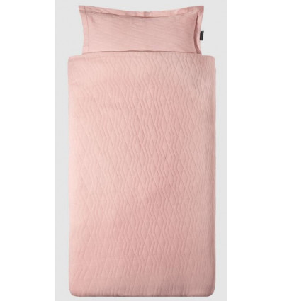 DUVET COVER GEO JACQ POWDER PINK 100X135