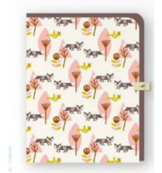 HOUSSE 100X135 RENARD ROSE 4