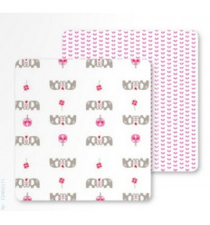 HOUSSE 100X135 ELEPHANT ROSE 4