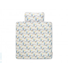 HOUSSE 80X80 RENARD BLEU 4