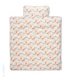 HOUSSE 80X80 RENARD ROSE 4