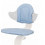 HIGHCHAIR CUSHION PALE BLUE/SAND 211