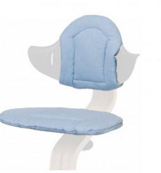 HIGHCHAIR CUSHION PALE BLUE/SAND 211