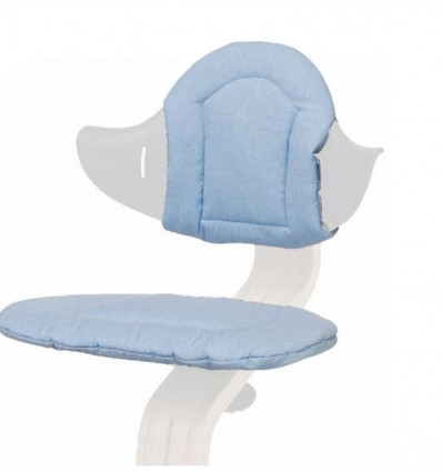 HIGHCHAIR CUSHION PALE BLUE/SAND 211