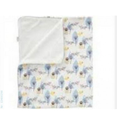 COUVERTURE BERCEAU RENARD BLEU 4