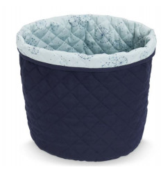 QUILTED STORAGE BASKET MEDIUM OCS 19