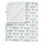 COUVERTURE BERCEAU ELEPHANT BLEU 4