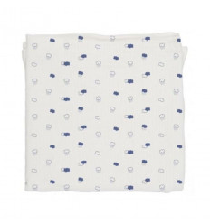 MUSLIN 120X120 WHITE CLOUDS 20