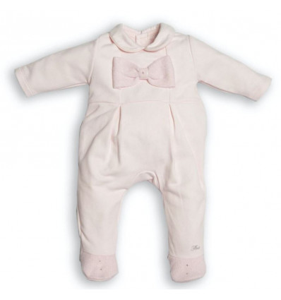 BO G CHIC COMBI KNITTED XXL BOW PINK 201