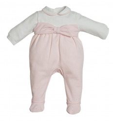 BO G GIRLY COMBI XXL BOW WHITE-PINK 201