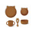 VIVI SILICONE SET CAT MUSTARD 21