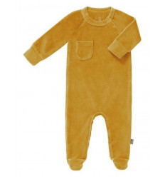 PYJAMA VELOURS FEET MIMOSA NEWBORN 25