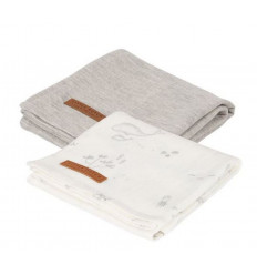 SWADDLE DOEK OCEAN WHITE/PURE GREY 21