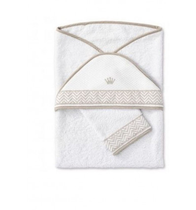 BATH CAPE ARNE ETHNIC WHITE UNIQU 24