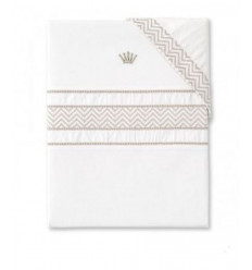 DUVET COV FOR BED ROSI ETHNIC WHITE 24