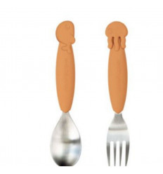 YUMMYPLUS SPOON&FORK SEA FRIEND MUST 25