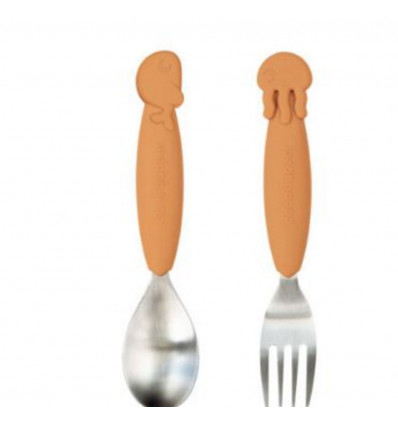 YUMMYPLUS SPOON&FORK SEA FRIEND MUST 25