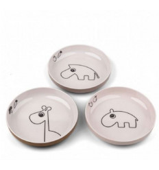 YUMMY MINI PLATE DEER FRIENDS POWDER 21