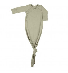 KNOTTED BABY GOWN 0-3M WHISPERGREEN 221