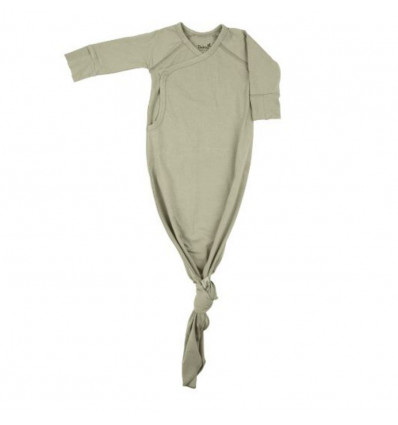 KNOTTED BABY GOWN 0-3M WHISPERGREEN 221