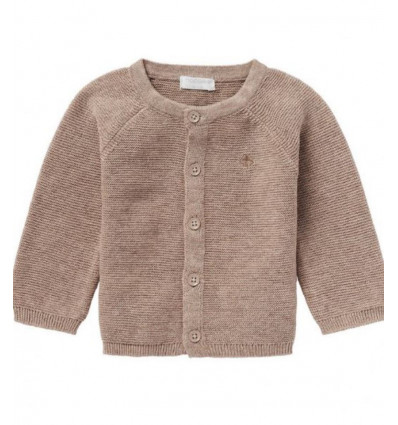 U CARDIGAN KNIT NAGA TAUPE MELANGE 68 21