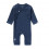 U PLAYSUIT LS RIB NEVIS NAVY MEL 74 21