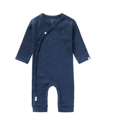 U PLAYSUIT LS RIB NEVIS NAVY MEL 74 21