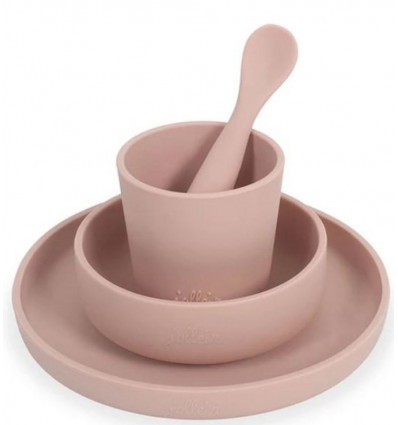 DINERSET SILICONEN PALE PINK 22
