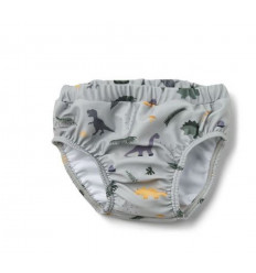 BABY SWIM PANTS DINO DOVE BLUE 1-3M 21