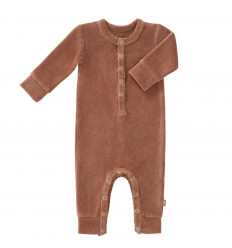 PYJAMA VELOURS TAWNY BROWN 3-6M 21