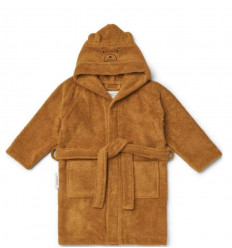 LILY BATHROBE BEAR GOLD CARAMEL 3-4Y 21