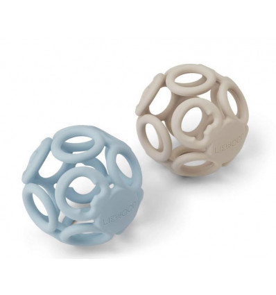 JASMIN TEETHER BALL 2P SANDY SEA BLUE 21