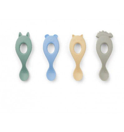 LIVA SILICONE SPOON 4P PEPPERMINT 21