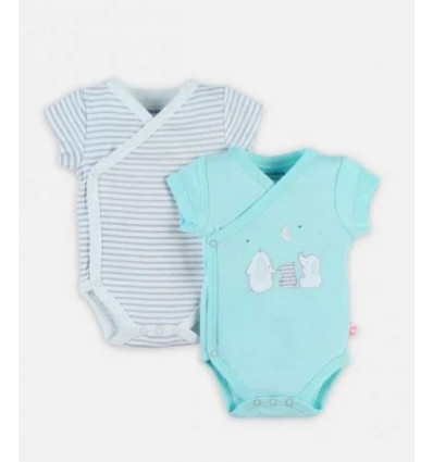 2 GEKRUISTE BODY'S KORTE MW ANNA 9M 21