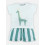 T-SHIRT ECRU & SHORT VERT COTON 1M 21