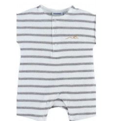 GRIJS PAKJE KORTE BROEK STREPEN 3M 21