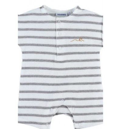GRIJS PAKJE KORTE BROEK STREPEN 3M 21