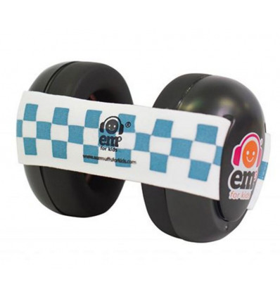 GEHOORBESCHERMERS BLACK/BLUE WHITE 23