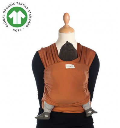 DRAAGDOEK TRICOT-SLEN ORGANIC CAMEL 22