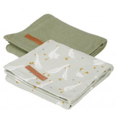 SWAD DOEK70X70 LIT GOOSE/P OLIVE 23