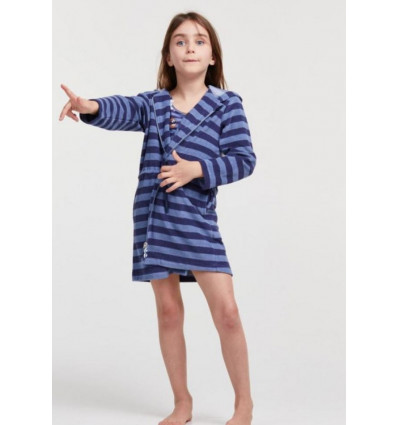 KAMERJAS BLAUW STREPEN 8A 21