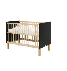 BED 60X120 FLORIS MAT ZWART/NATUREL 23
