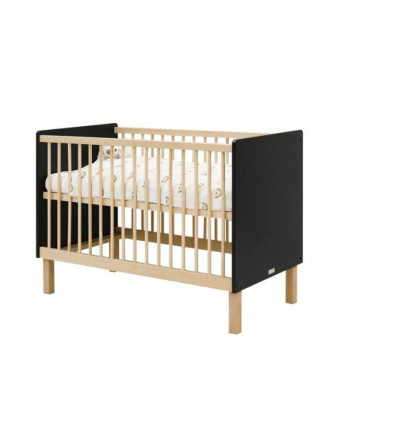 BED 60X120 FLORIS MAT ZWART/NATUREL 23