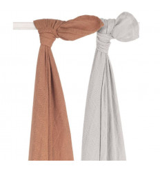BAMBOO MULTIDOEK 115X115 CARAMEL 2P 22