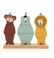 WOODEN ANIMAL PUZZLE STACKER 25