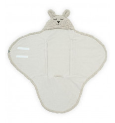 WRAP BLANKET BUNNY NOUGAT 22