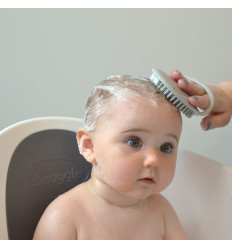 SHNUGGLE BABY BATH BRUSH GREY 23